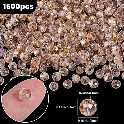 1500Pcs Electroplate Glass Beads&nbsp;EGLA-PA0001-44A-02