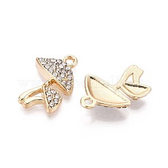 Rack Plating Alloy Rhinestone Pendants&nbsp;X1-PALLOY-T091-27A-G