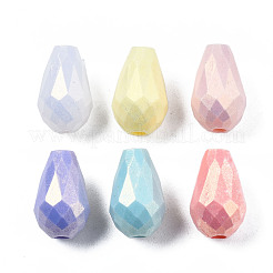 Spray Painted Acrylic Beads&nbsp;MACR-S280-04