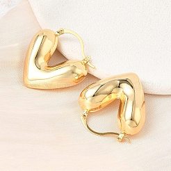 Brass Stud Earrings for Women&nbsp;KK-CBAD851-08G