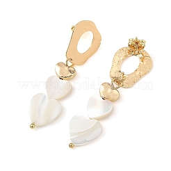 Brass Dangle Stud Earrings&nbsp;EJEW-JE07395