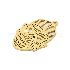 304 Stainless Steel Pendants&nbsp;STAS-U041-02G