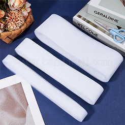 3Rolls 3 Colors Polyester Elastic Mesh Fabric&nbsp;OCOR-CY0001-21B