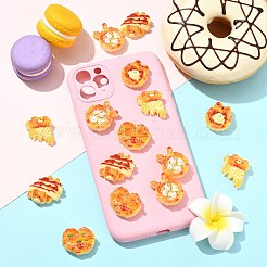 50Pcs 5 Styles Animal Theme Resin Cabochons&nbsp;CRES-CJ0001-79