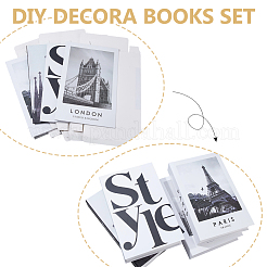 7Pcs 7 Styles Paper Fake Book&nbsp;AJEW-DC0003-65