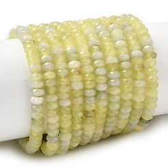 Natural Lemon Jade Beads Strands&nbsp;G-G343-A06-2x4mm