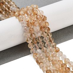 Heated Natural Citrine Beads Strands&nbsp;G-B088-C17-05