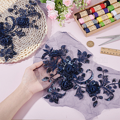 2Pcs Polyester Lace Embroidery Sewing Fiber&nbsp;DIY-HY0001-45C