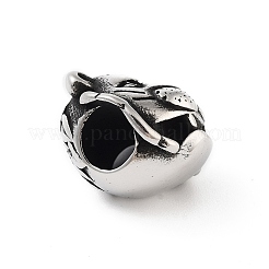 304 Stainless Steel European Beads&nbsp;STAS-I205-01AS