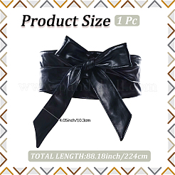 Bowknot PU Leather Wrap Around Waist Bands&nbsp;AJEW-WH20033-042A