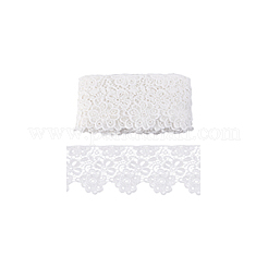15 Yards Cotton Embroidery Flower Lace Ribbon&nbsp;OCOR-WH0086-91B