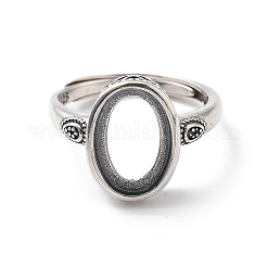 925 Sterling Silver Adjustable Ring Components&nbsp;STER-C011-10AS