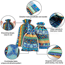 20Pcs 3 Styles National Style Cloth Storage Bag&nbsp;ABAG-CA0001-09