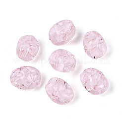 Handmade Lampwork & Glitter Powder Beads Strands&nbsp;LAMP-T023-29H
