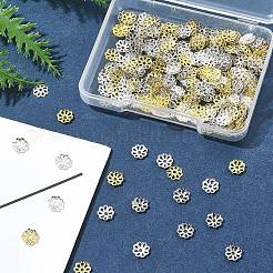 300Pcs 3 Styles Brass Bead Caps&nbsp;IFIN-FS0001-43