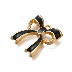 Rack Plating Alloy Enamel Pendants&nbsp;X1-ENAM-S021-04G-F