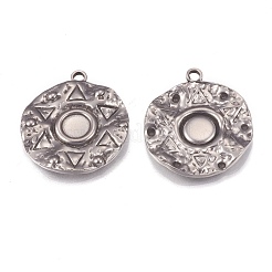 304 Stainless Steel Pendants&nbsp;STAS-H109-25B