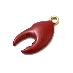 304 Stainless Steel Enamel Pendants&nbsp;STAS-I355-11G-06