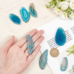 8Pcs Natural Agate Dyed Big Pendants&nbsp;G-BC0001-46B