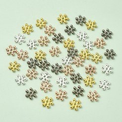 100Pcs 4 Colors Zinc Alloy Spacer Beads&nbsp;FIND-YW0004-20