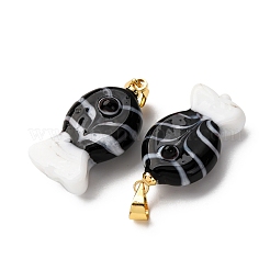 Handmade Lampwork Pendants&nbsp;LAMP-A007-01G-02-05