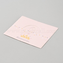 100Pcs Cardboard Paper Folding Printed Paper Card Header&nbsp;DIY-WH20002-203A
