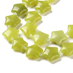 Natural Lemon Jade Beads Strands&nbsp;G-NH0005-004