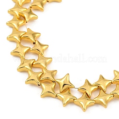 Electroplated Synthetic Non-magnetic Hematite Beads Strands&nbsp;G-C156-04G