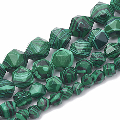 Synthetic Malachite Beads Strands&nbsp;X-G-S332-6mm-002