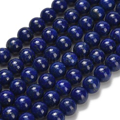 Natural Lapis Lazuli Beads Strands&nbsp;G-L642-B05-6mm