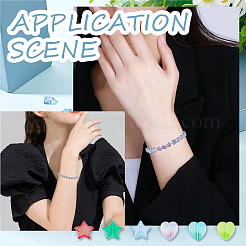 Eco-Friendly Transparent Acrylic Beads&nbsp;TACR-DC0001-04A