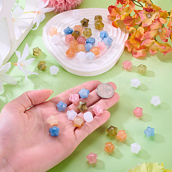 40Pcs 4 Colors Opaque Resin Beads&nbsp;RESI-TA0005-46