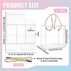 Transparent PET Plastic Gift Tote Boxes&nbsp;CON-WH0085-61B-03