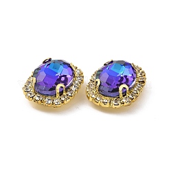 Oval Sew on Rhinestone&nbsp;DIY-E062-05G-B03