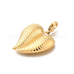 Heart 304 Stainless Steel Pendant Decorations&nbsp;STAS-R159-41G-04