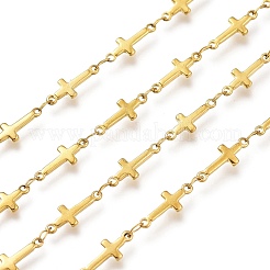 304 Stainless Steel Cross Link Chains&nbsp;CHS-M003-08G