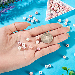 80Pcs 4 Colors Handmade Porcelain Beads&nbsp;PORC-TA0001-53B
