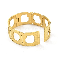 304 Stainless Steel Pave Crystal Rhinestone Hollow Out Hinged Bangles for Women&nbsp;BJEW-D044-09G