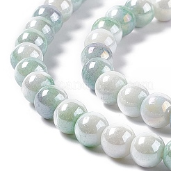 Electroplated Glass Beads Strands&nbsp;GLAA-C023-01B