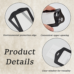 4Pcs Imitation Leather ID Card Holder&nbsp;AJEW-CL0001-78A