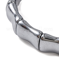 Bone Terahertz Stone Beaded Stretch Bracelets for Women Men&nbsp;BJEW-H590-03