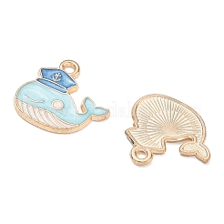 Alloy with Enamel Pendants&nbsp;AL-CBAE435-05G-04