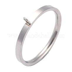 Non-Tarnish 304 Stainless Steel Finger Ring Settings&nbsp;RJEW-O045-09-P