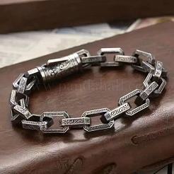Brass Rectangle Link Chain Bracelets for Men&nbsp;FS-WG04BA2-03