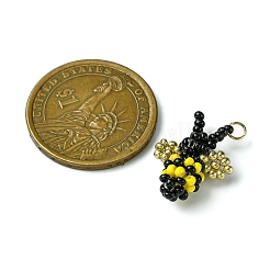 Seed Beads Beaded Charms&nbsp;PALLOY-MZ00295
