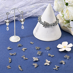 50Pcs 10 Styles Tibetan Style Alloy Beads&nbsp;TIBE-SC0002-45