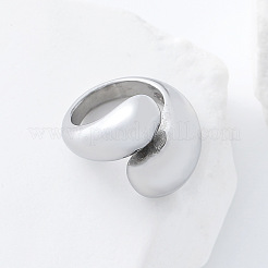 304 Stainless Steel Cuff Open Rings for Women&nbsp;AP0200-2