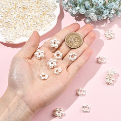 200Pcs 2 Styles ABS Imitation Pearl Beads&nbsp;OACR-YW0004-44