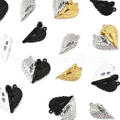 10 Sets Spray Painted Alloy Magnetic Pendants&nbsp;FIND-FS0004-25