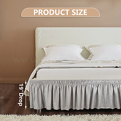 Adjustable Polyester Wrap Around Bed Skirts&nbsp;AJEW-WH20022-10B-01